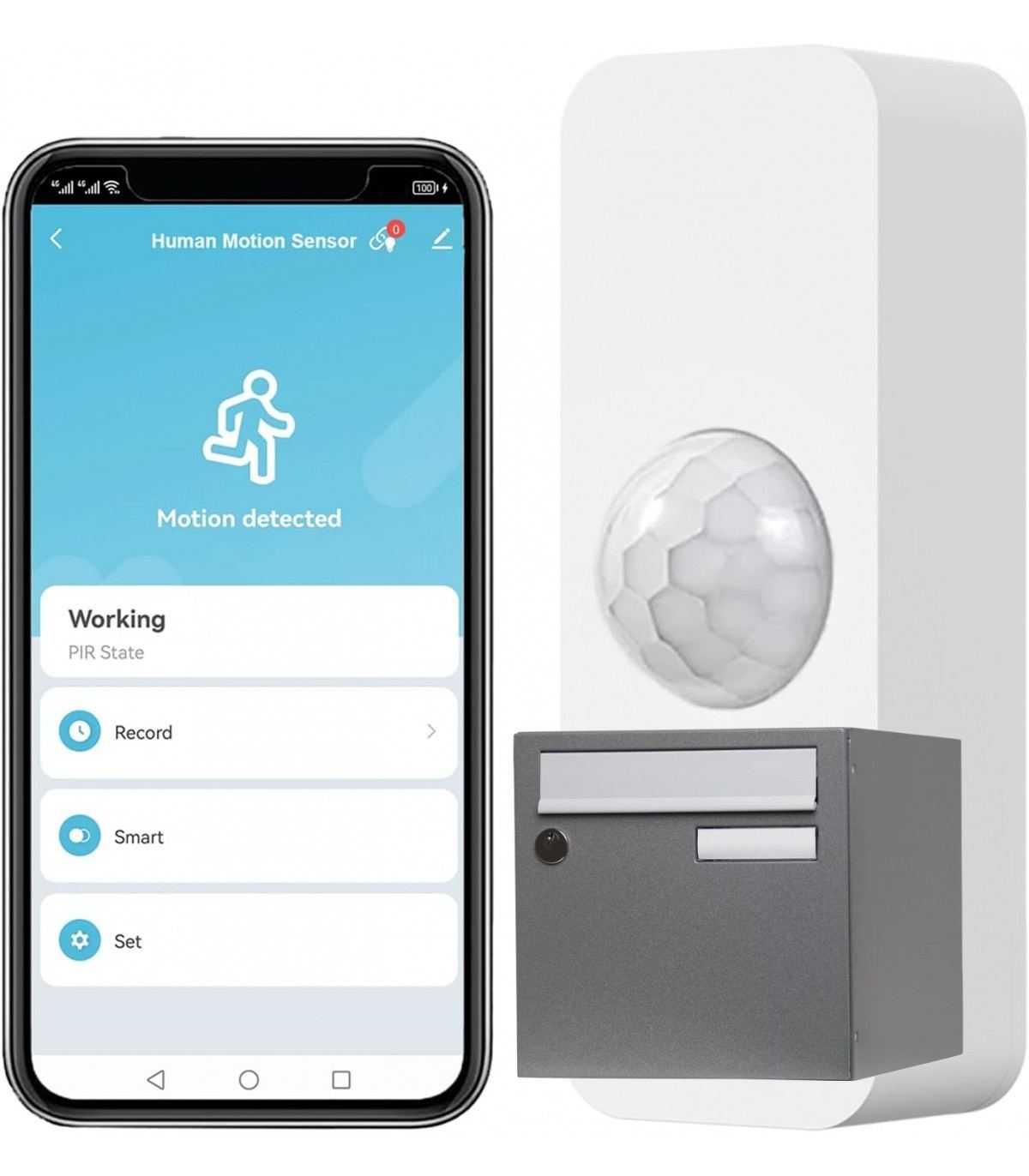 Détecteur de mouvement WiFi pour Boite Aux Lettres