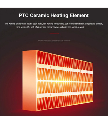 Tragbare elektrische Heizung 500W, 500W, Steckdose, Haushaltsgerät, Heizung Ofen, M