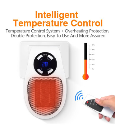 Tragbare elektrische Heizung 500W, 500W, Steckdose, Haushaltsgerät, Heizung Ofen, M