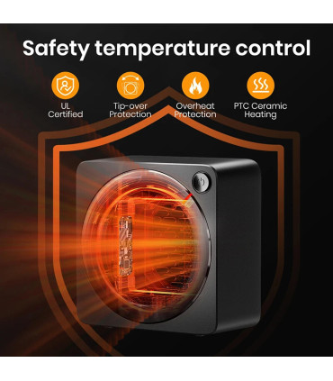 Riscaldamento degli ambienti Gaiatop, riscaldamento degli ambienti a risparmio energetico interno da 500 W, PTC Cer