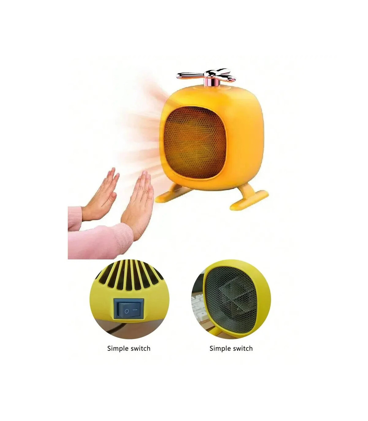 chauffage, portable, votre, petit, pouces, pour, sécurité, radiateur, utiliser