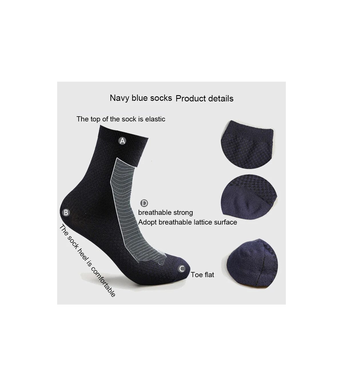 10 paires/lot hommes chaussettes en Fiber de bambou 2025 nouvelle Compression automne longue no