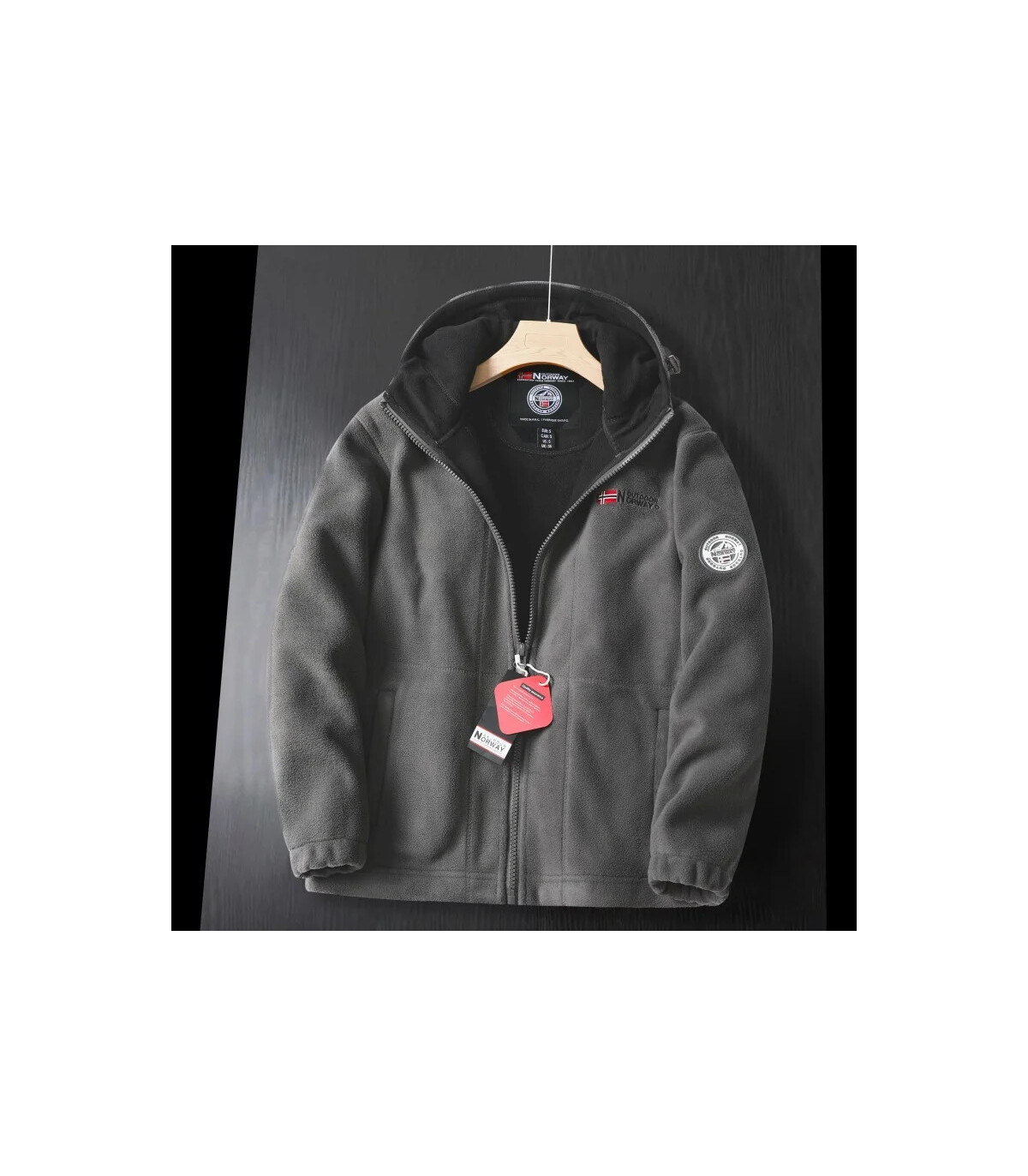 Veste polaire d\'hiver de marque pour hommes, veste en laine épaisse décontractée, Design de hau