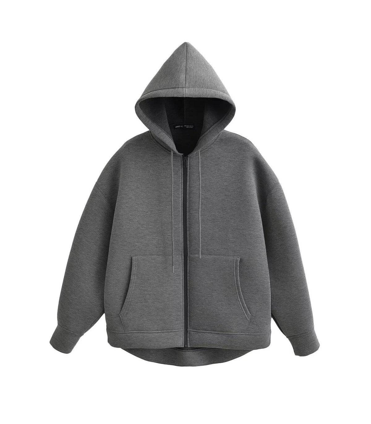 MUJER sweat à capuche zippé femmes automne sweat à capuche femme à manches longues surdimension