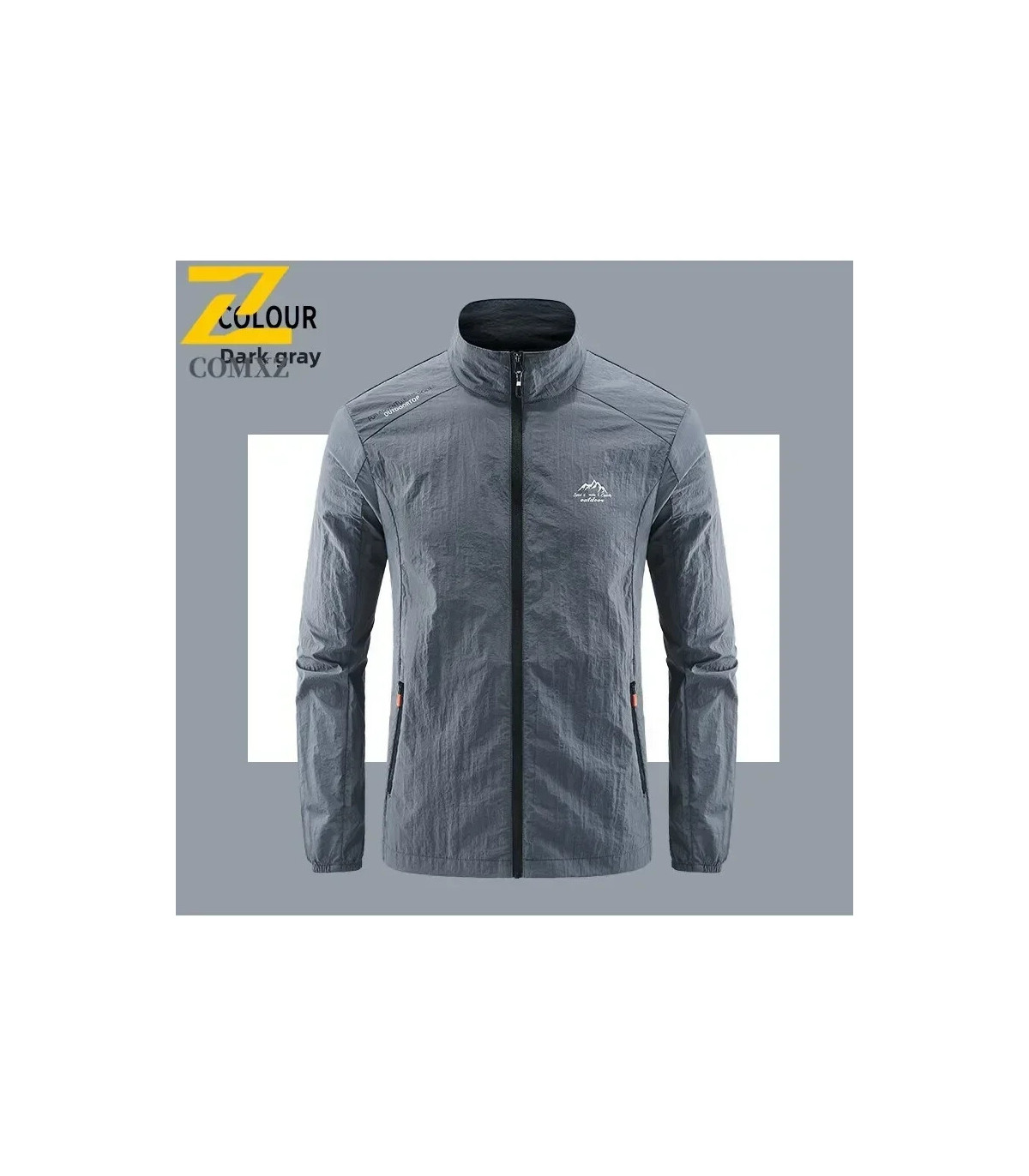 Veste d\'été ultra-mince pour hommes, Protection solaire, décontractée, respirante, sport, coupe