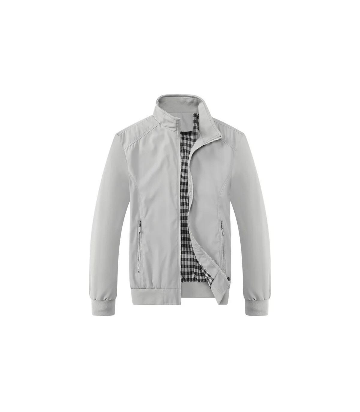 2025 printemps automne décontracté solide mode mince Bomber veste hommes pardessus nouveauté ve