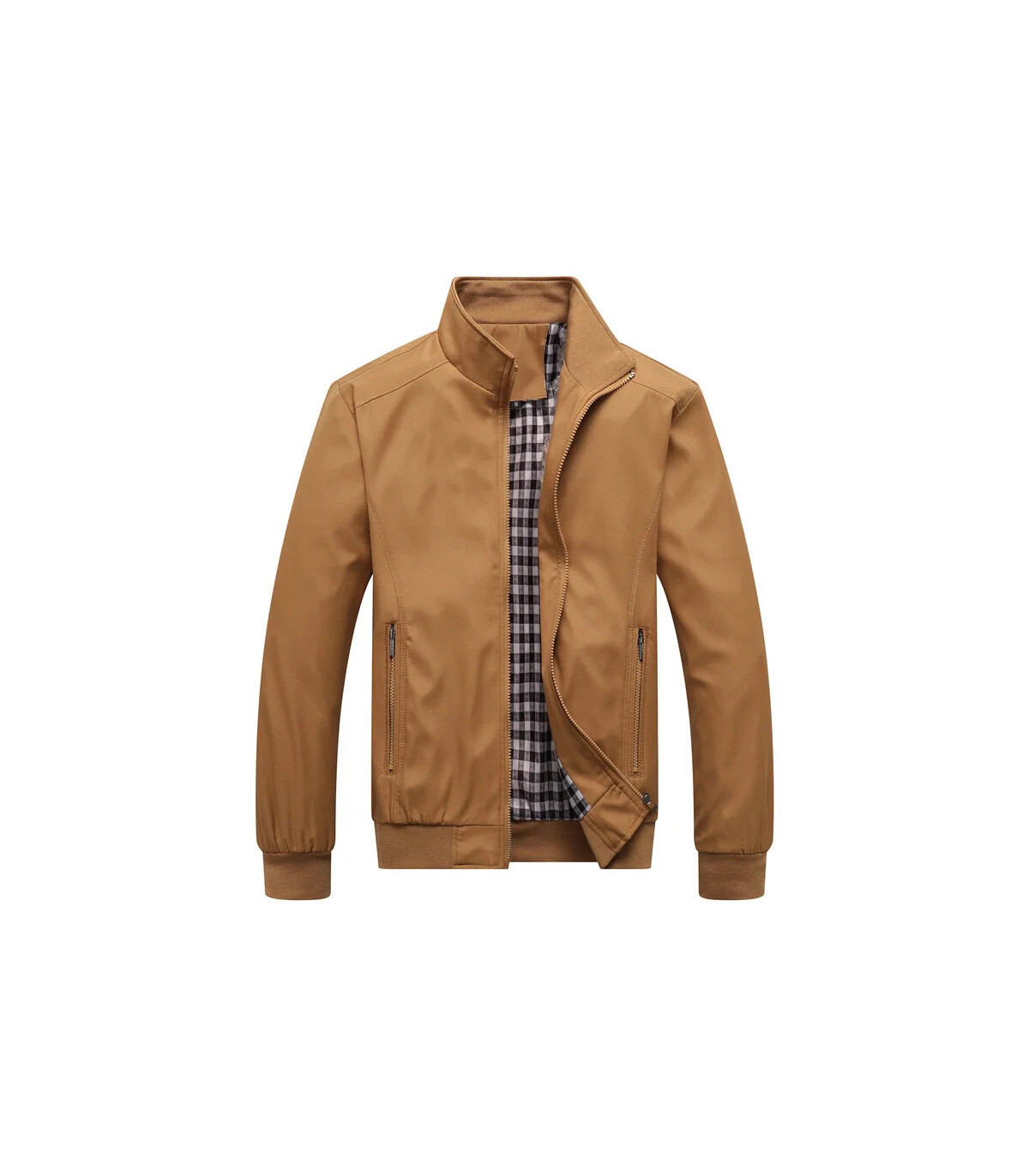 2025 printemps automne décontracté solide mode mince Bomber veste hommes pardessus nouveauté ve