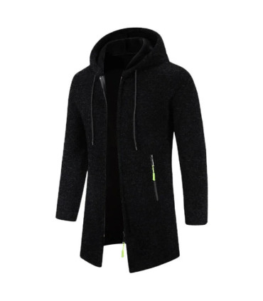 Sweat-shirt à capuche de Sport pour hommes, sweat-shirt à manches longues avec fermeture éclair