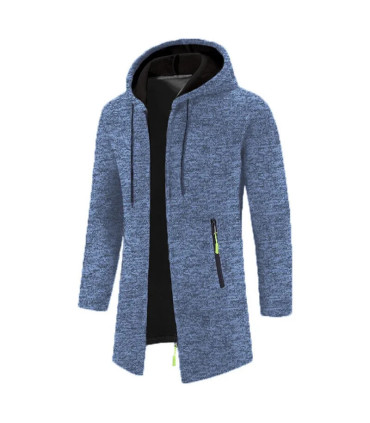 Sweat-shirt à capuche de Sport pour hommes, sweat-shirt à manches longues avec fermeture éclair