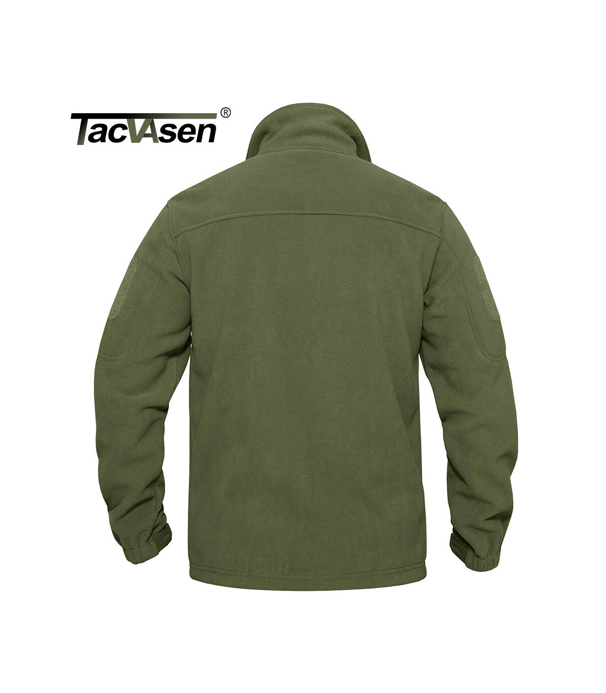 TACVASEN Veste polaire pour homme douce et chaude coupe-vent manteau zippé complet poches zippé