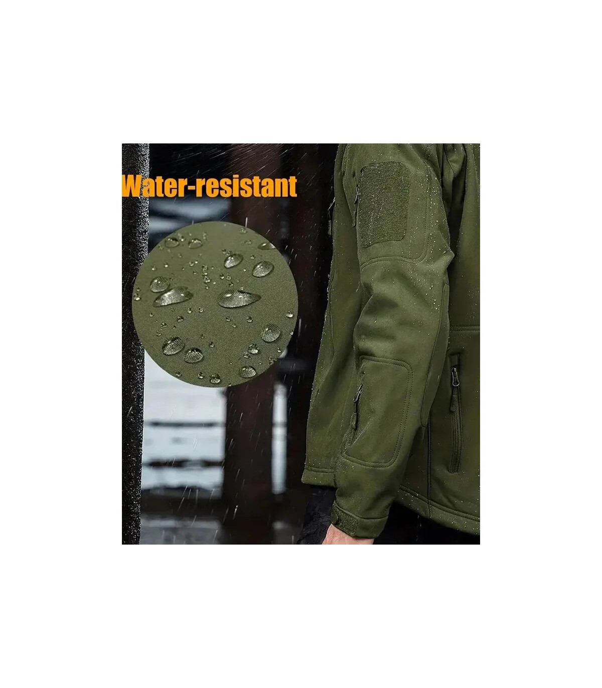 Veste militaire décontractée à capuche pour hommes, utilitaire d\'extérieur, mode peau de requin