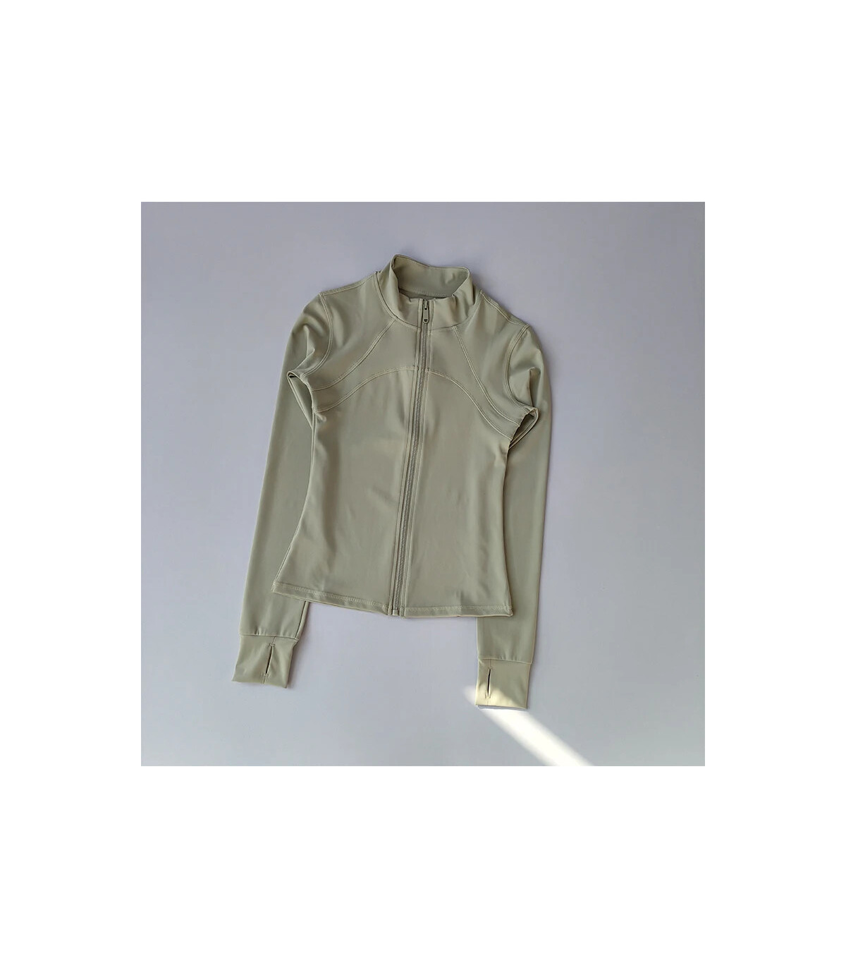 Costume de Yoga pour femmes, haut de gamme, col montant, manches longues, veste de sport, cours