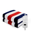 AKIMANIA.FR - [Red and Blue 70x150CM EU] Couverture chauffante électrique avec thermostat automatique, matela