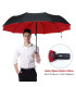 [Red] Parapluie à double couche entièrement automatique, coupe-vent