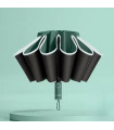 AKIMANIA.FR - [Dark Green] Fully automatic inverted folding umbrella for men and women, with band