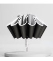 AKIMANIA.FR - [Grey] Fully automatic inverted folding umbrella for men and women, with reflective band