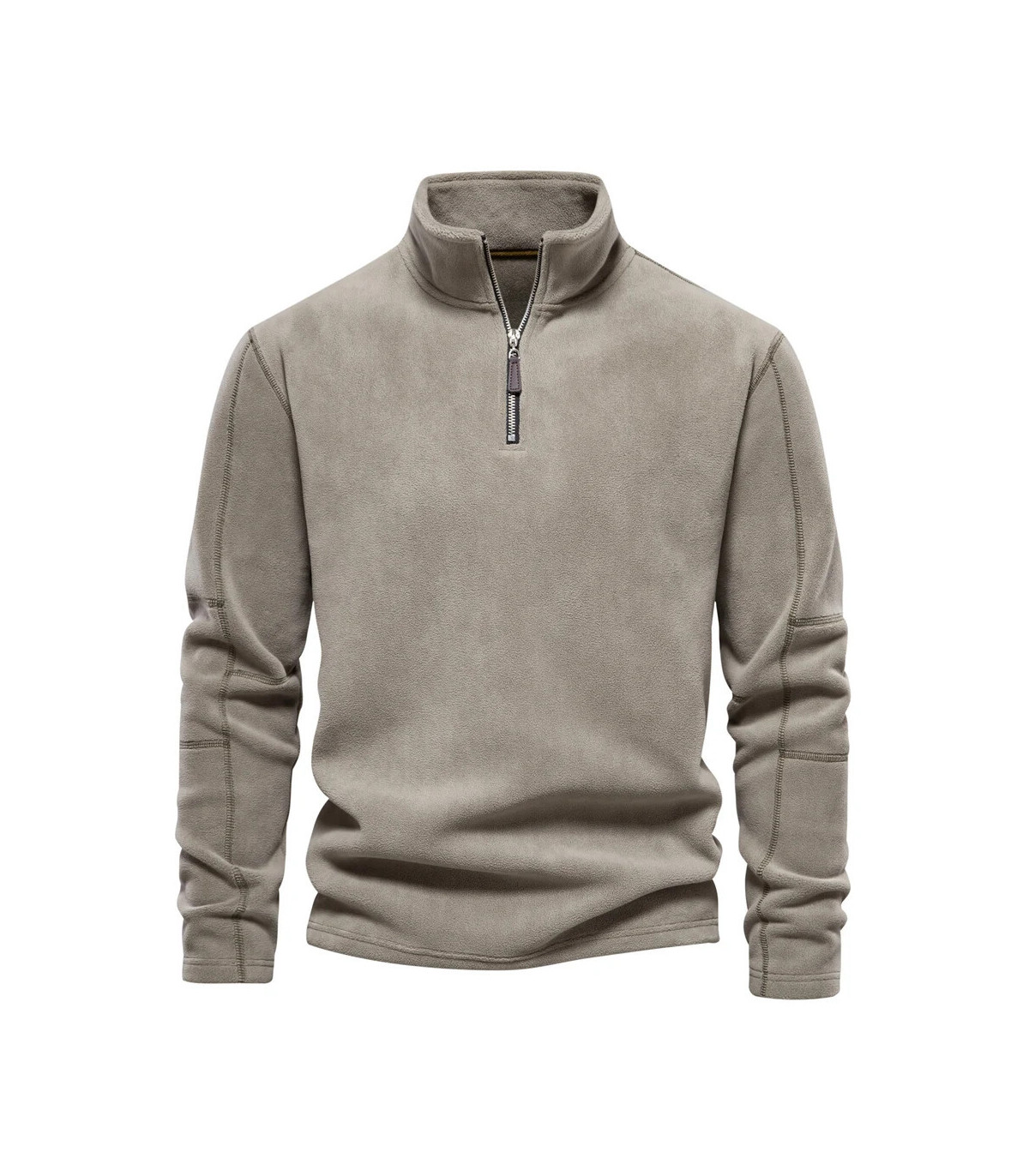 [EUR M 65-75kg HD08-LightGreen] AIOPESON marque qualité épaissir chaud polaire veste pour homme