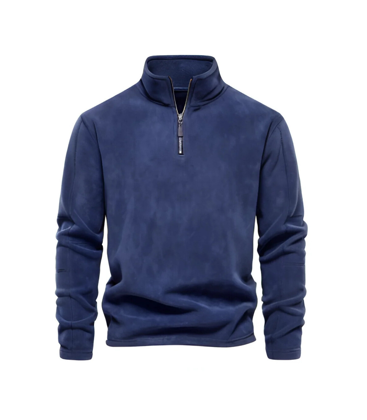 [EUR XL 85-95kg HD08-navy] AIOPESON marque qualité épaissir chaud polaire veste pour hommes fer