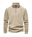 AKIMANIA.FR - [EUR XXL 95-105kg HD08-Beige] AIOPESON marque qualité épaissir chaud polaire veste pour hommes 
