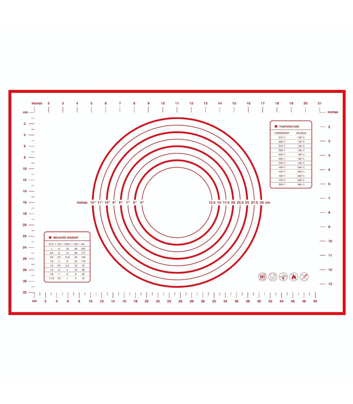 [1pc 40 60cm] Polymères de pâte à pétrir en silicone, gadgets de cuisson pour pizza et gâteau, 