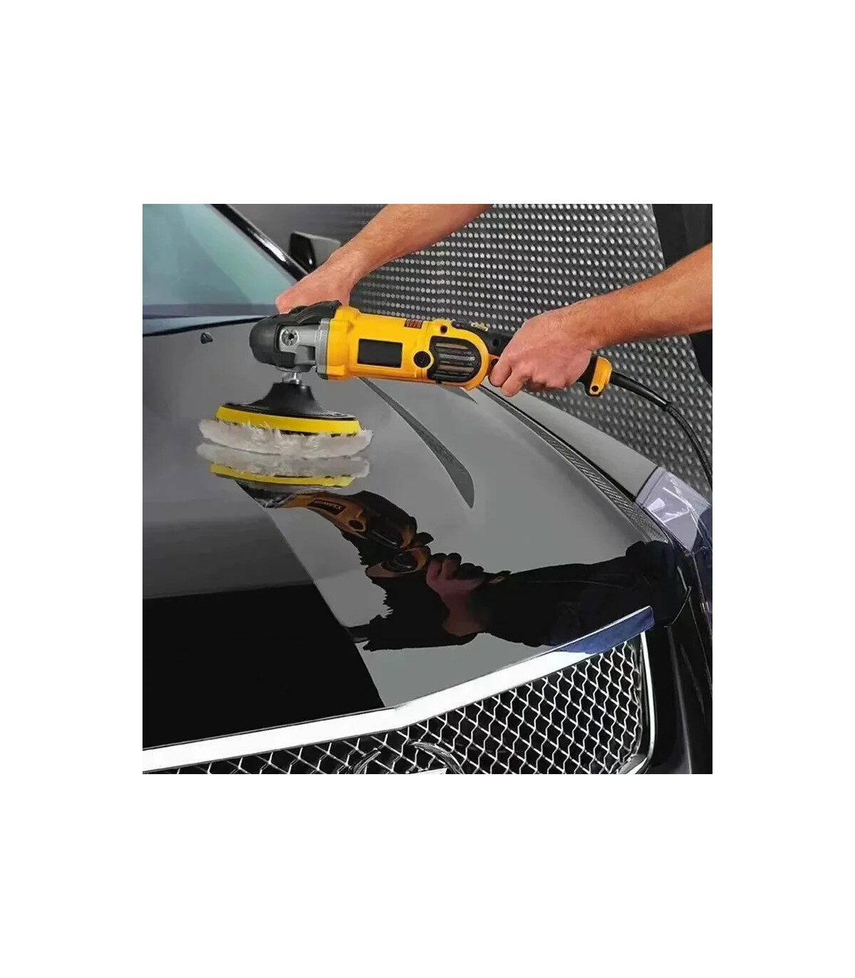 [Random color] 5 pièces 3/4/5 pouces ensemble de polissage Gadgets de voiture tampon de polissa