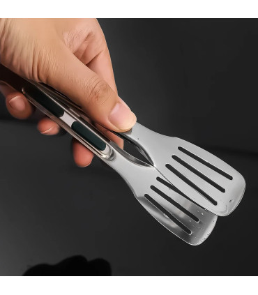 [9 inch] Nouvelles pinces alimentaires en acier inoxydable BBQ viande salade pain pince Barbecu