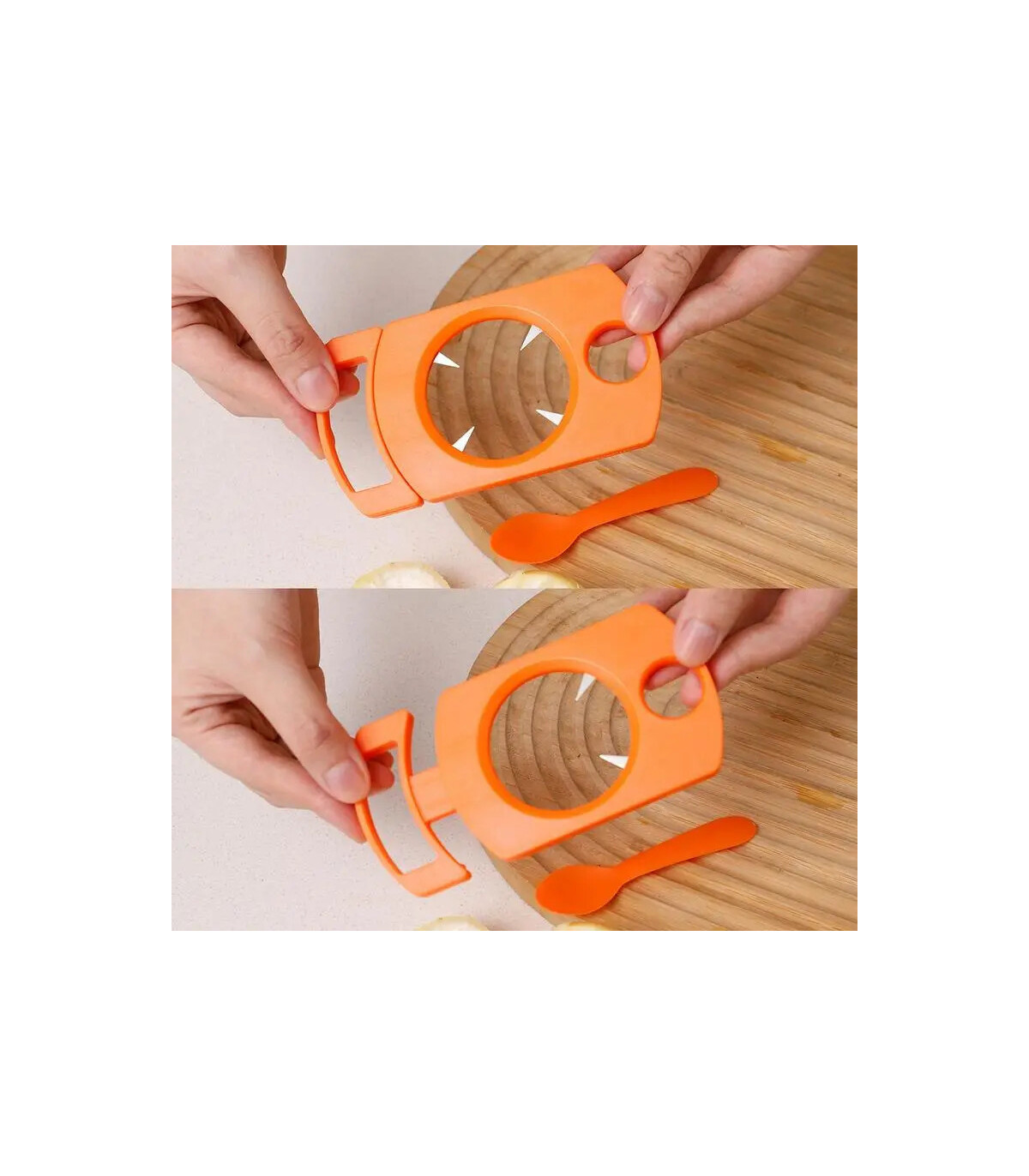 [Green États-unis] Ensemble d\'ouvre-fruits de la passion avec cuillère, gadget de cuisine, outi