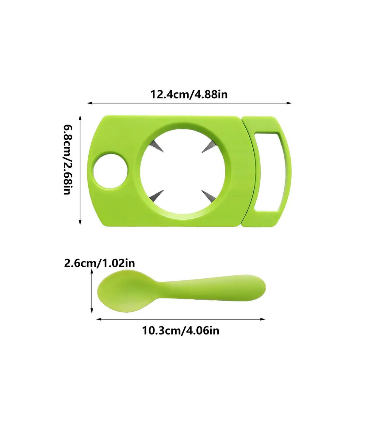 [Green CHINA] Ensemble d\'ouvre-fruits de la passion avec cuillère, gadget de cuisine, outil d\'é