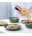 AKIMANIA.FR - [Gold] Pulvérisateur d'huile d'olive, bouteille en verre de qualité alimentaire avec tête de pu