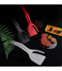 [Black 2pcs CHINA] Spatule à crêpes antiarina, tourneurs frits, pince à œufs, cuisine, steak, p