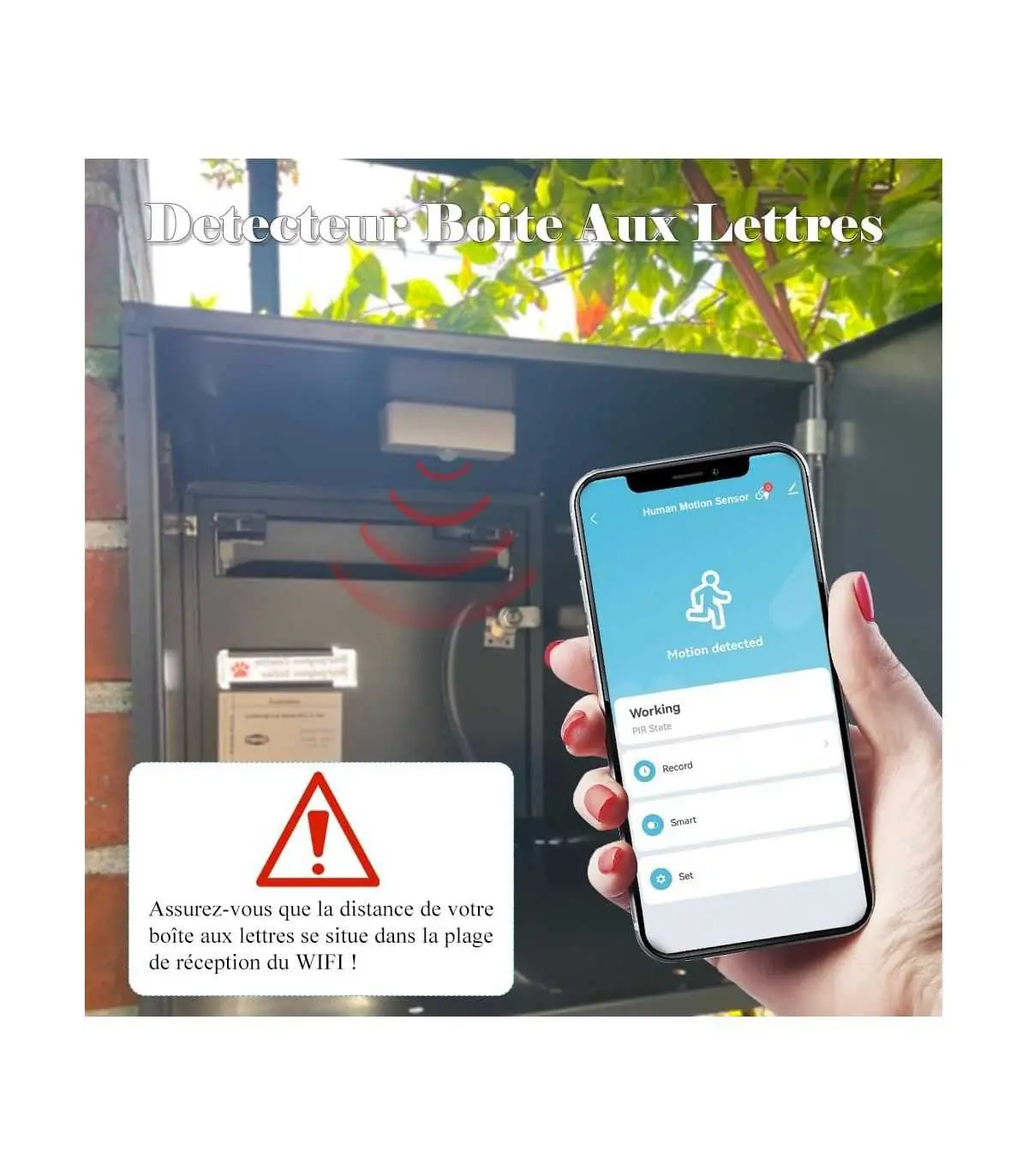 wifi, lettres, aux, boite, mouvement, détecteur, votre, pour, vous, boîte