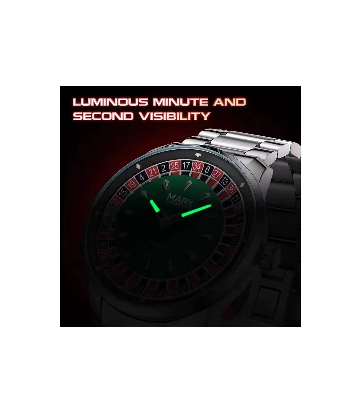 Mark Fairwhale 5031 nouvelle montre pour hommes de marque supérieure 2025 Quartz chiffres arabe