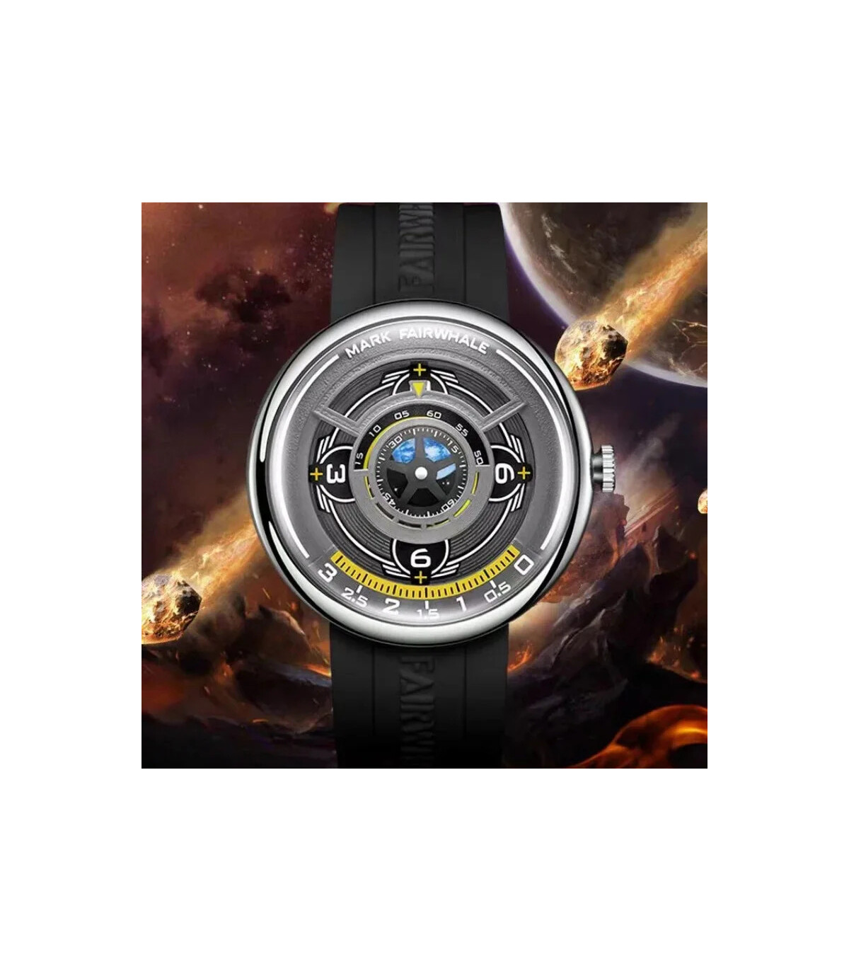 Mark Fairwhale 5990 nouvelle montre en silicone unique et originale pour hommes en mode 2025 mo