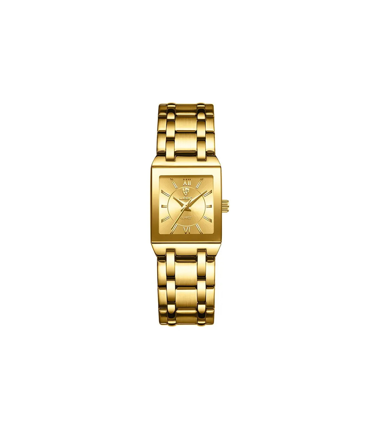 [Women Gold] LIEBIG montres à Quartz de luxe pour femmes hommes montre d\'affaires conception Si