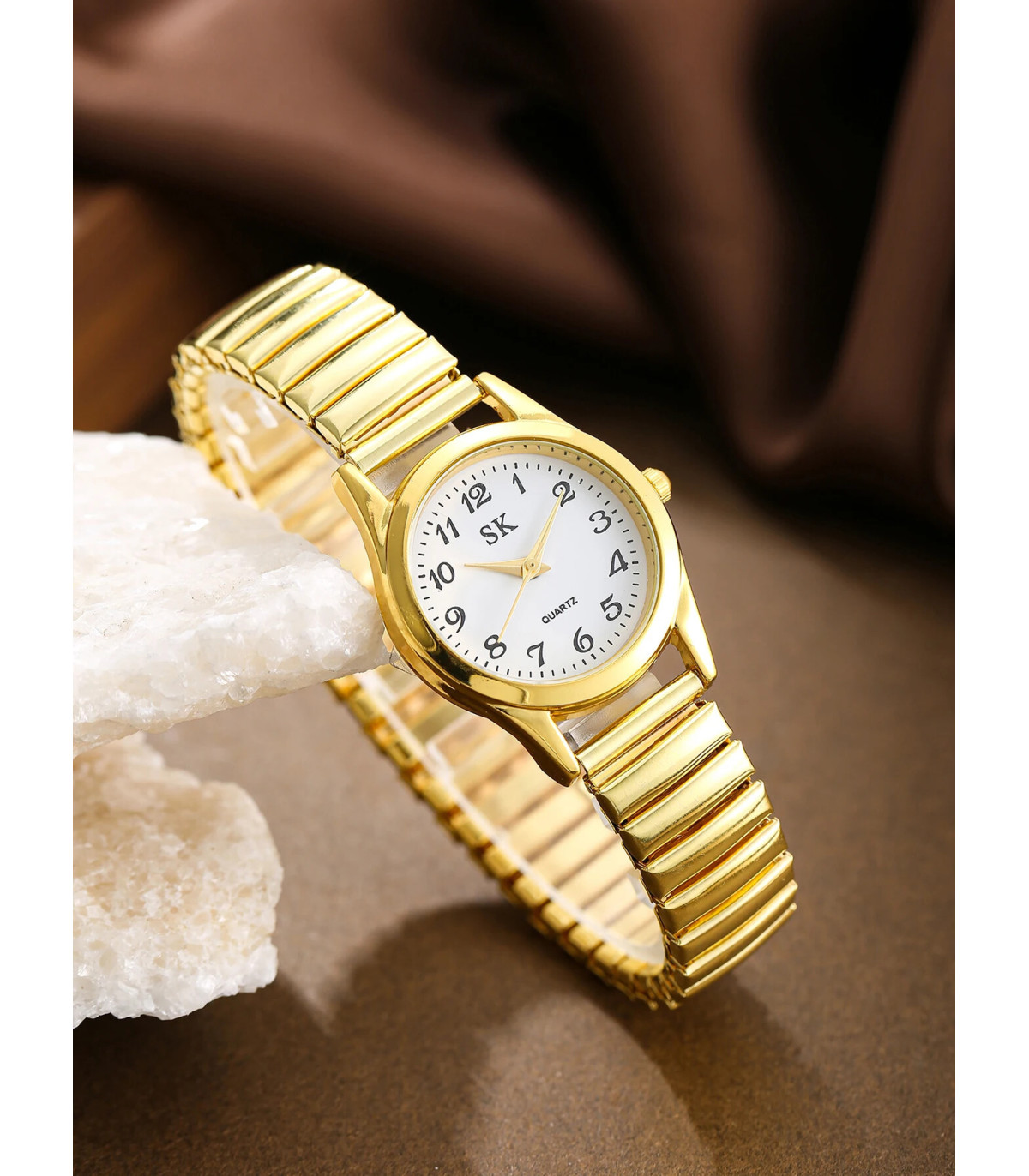 [Multicolore] Ensemble de montres pour femmes, 3 pièces, à la mode, légères et luxueuses, à por