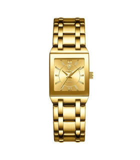 [Women Gold] LiEBIG luxe montres à Quartz doré pour femme fille mâle mode 30 m étanche femmes d