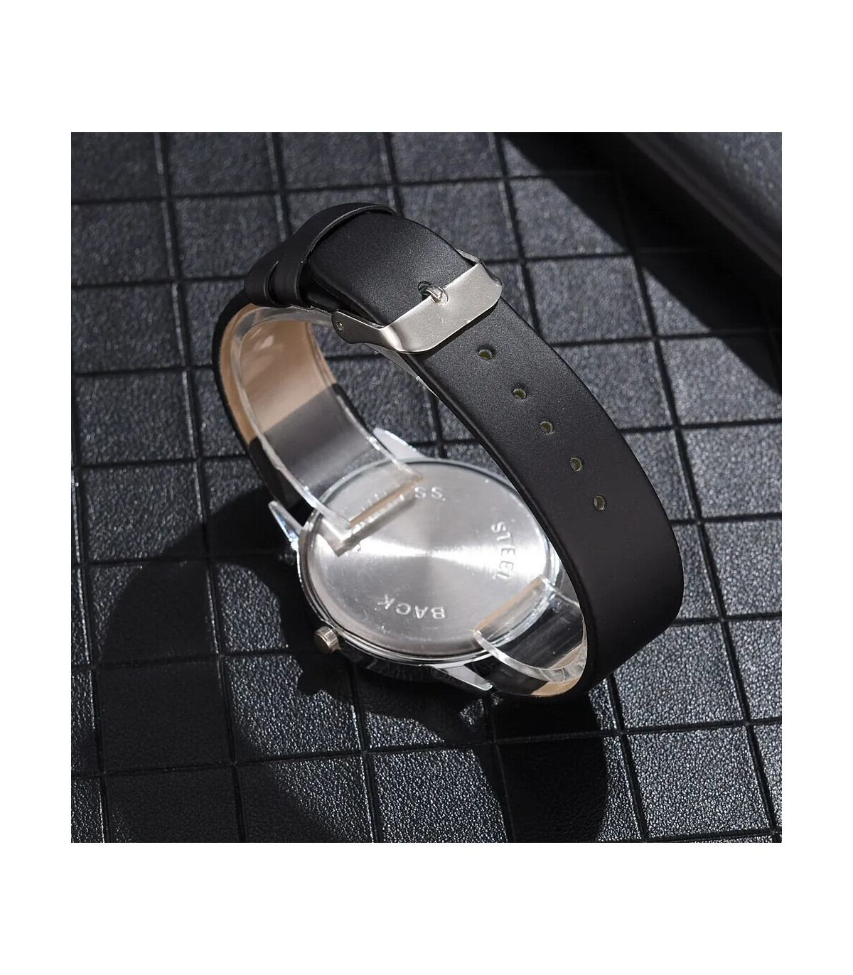 [Black Black] Montre à Quartz décontractée pour hommes, marque de luxe, célèbre, horloge mascul