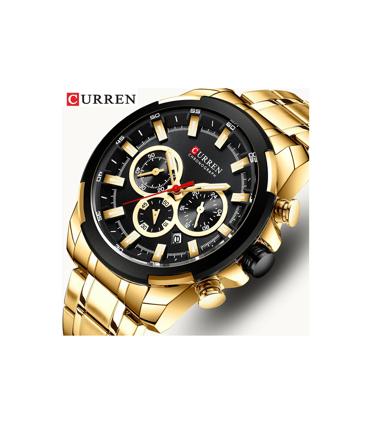 [G B] CURREN montres pour hommes Top marque grande montre de Sport de luxe hommes militaire en 