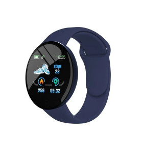 [With Original Box Dark Blue] 2025 nouveau D18 multifonctionnel montre intelligente femmes Blue