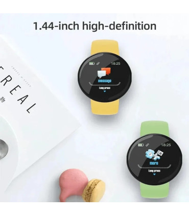 [With Original Box Green] 2025 nouveau D18 multifonctionnel montre intelligente femmes Bluetoot