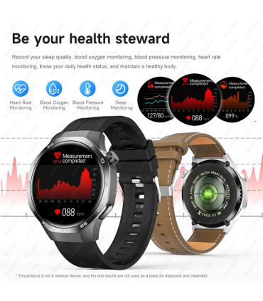[GPS NFC Watch GT5Pro Black steel] Nouveau pour Huawei montre GT5 Pro montre intelligente HD AM